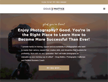 Tablet Screenshot of dougmattice.com